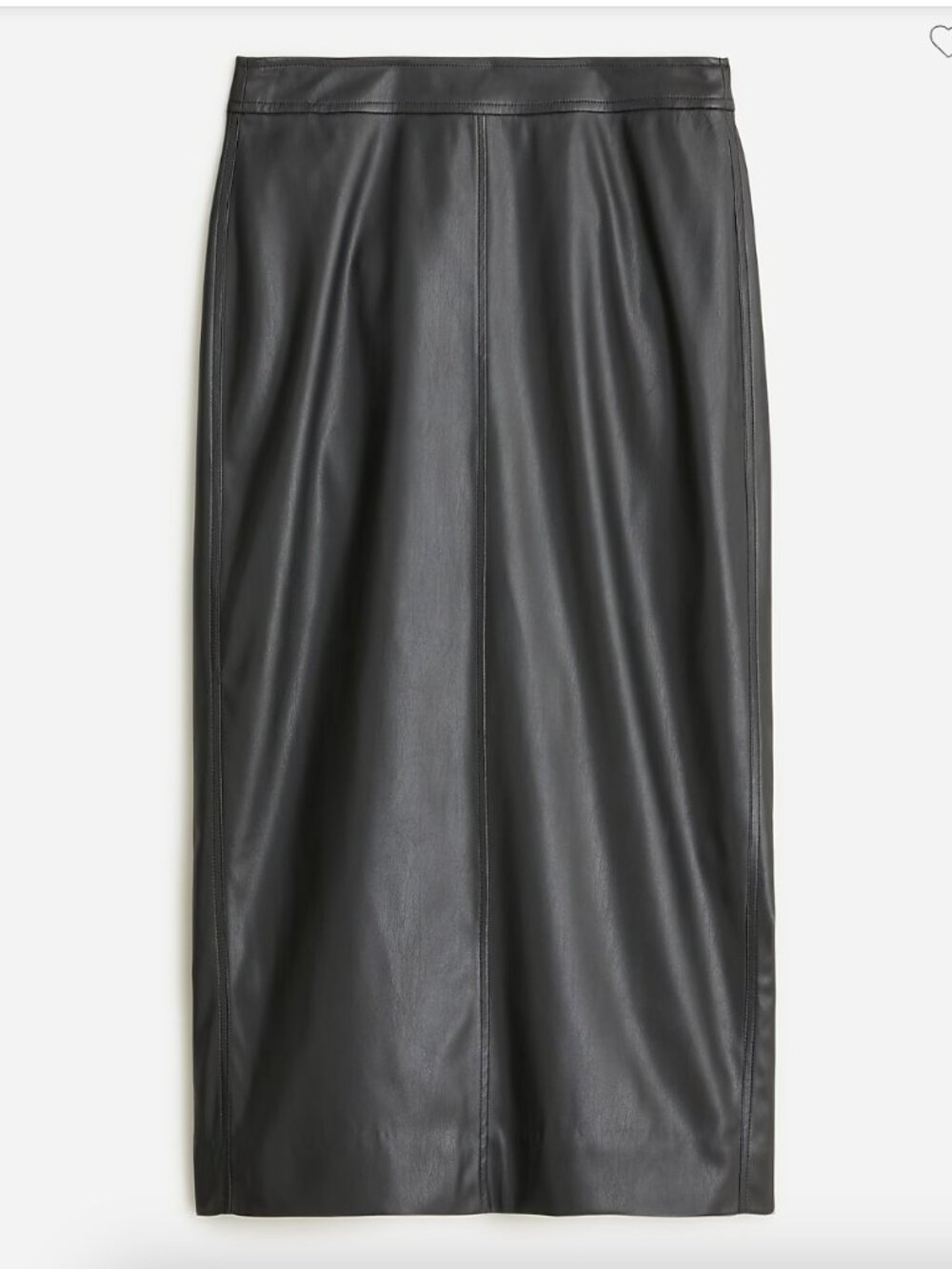 J. Crew No. 3 Pencil skirt in faux leather - Picture 2 of 5